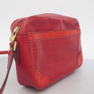 Louis Vuitton Epi Red Castilian Shoulder Trocadero Bag